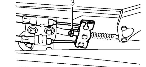 Handbrake - adjust – Remove front console storage bin.