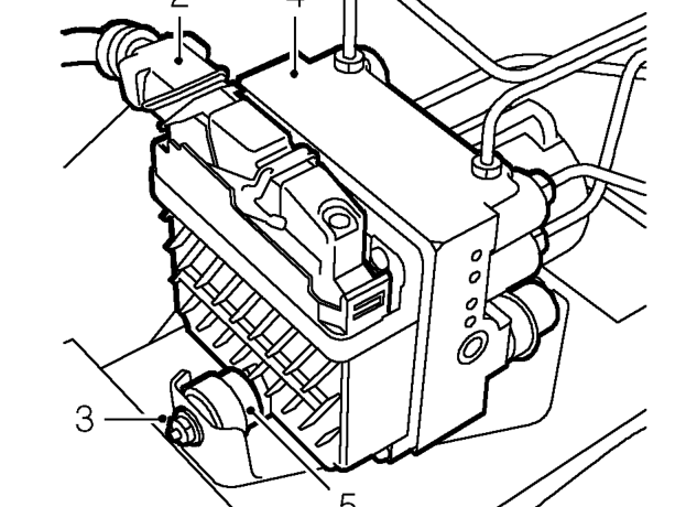 Abs ecu - up to 2000my – Disconnect battery earth lead.