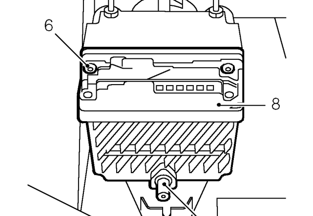 Abs ecu - up to 2000my – Remove rubber mounting from front of ECU.