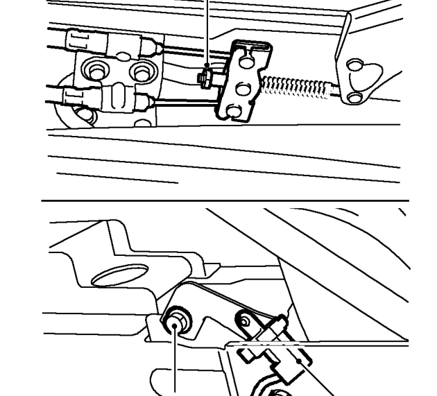 Handbrake lever – Remove front console. See BODY, Interior trim components.