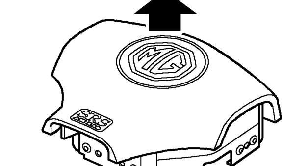 Airbag handling and storage – For temporary storage of the airbag assembly during service, observe the following precaut