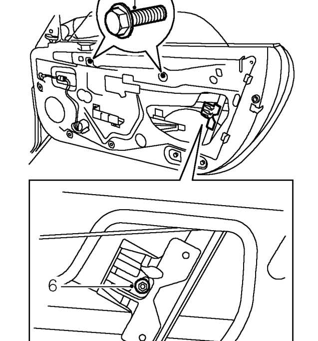 Glass – Switch ignition OFF.