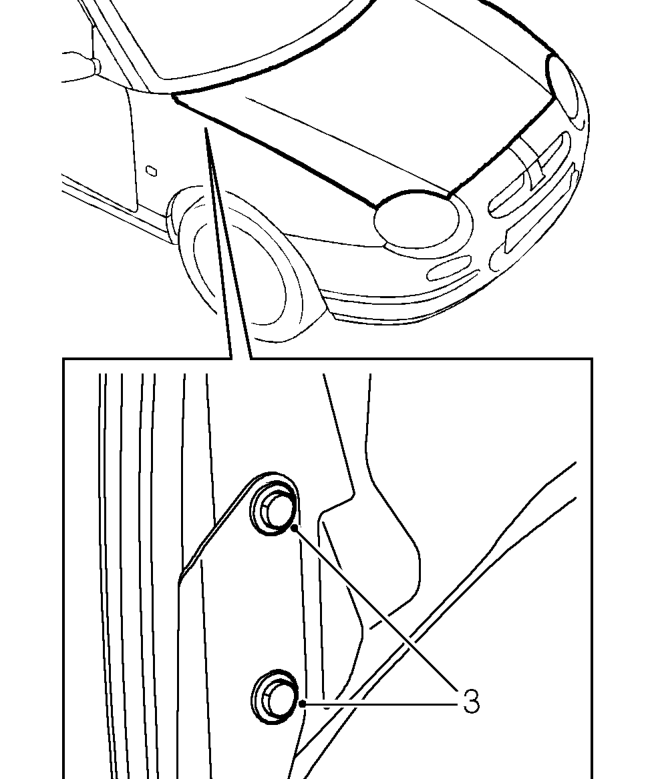 Bonnet - adjust – Open bonnet.