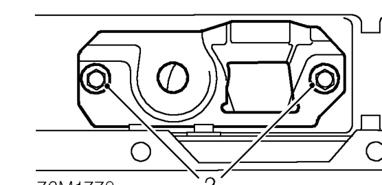 Bonnet lock plate - adjust – Open bonnet.