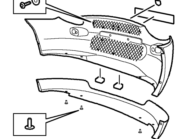 Remove front bumper valance.