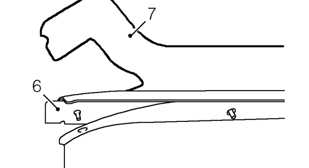 Apply adhesive to clamp rail and outer cover.