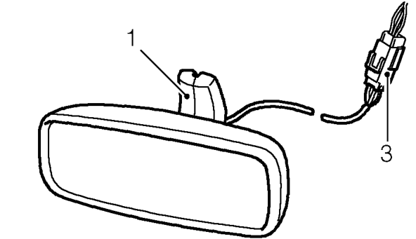 Interior mirror – Service repair no - 76.10.51