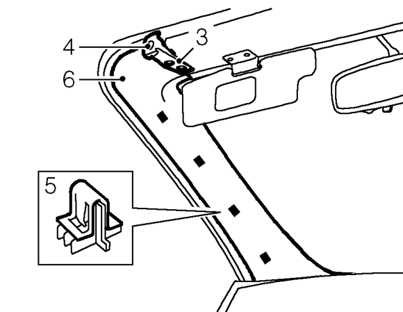 ’a’ post trim – Release catches and lower hood.