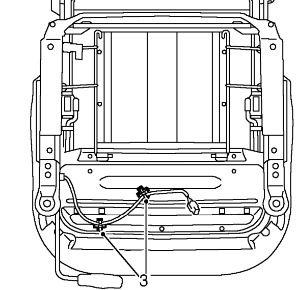 Position seat belt strap to seat frame and tighten Torx screw to 30 Nm.