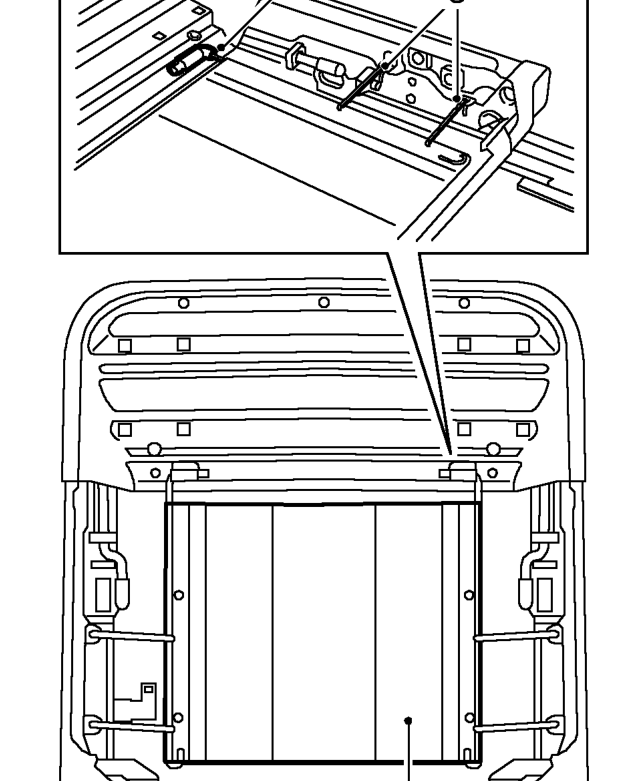 Pullmaflex - seat cushion – Remove cushion cover. See this section.