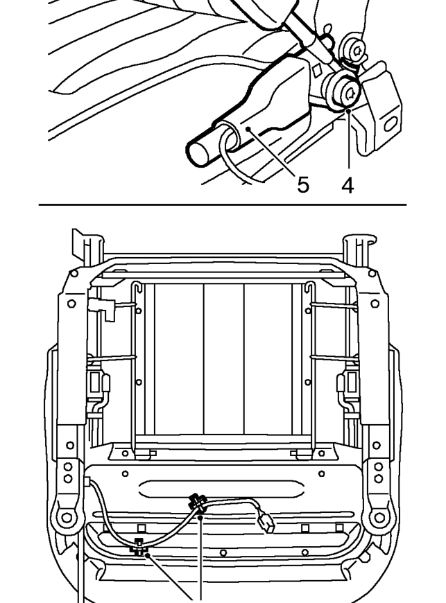 Squab cover – Remove seat. See this section.