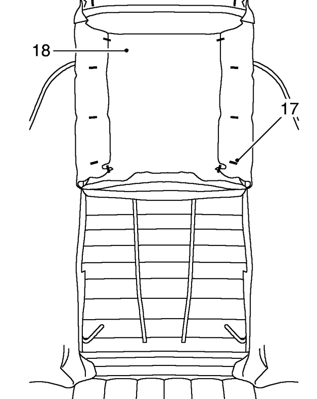Remove squab cover from pad. Do not carry out further dismantling if component is removed 