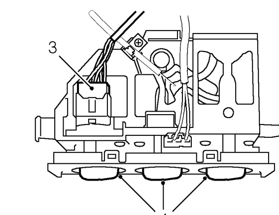 Heater fan switch – Remove 4 screws securing heater control unit to fascia and position control unit aside.