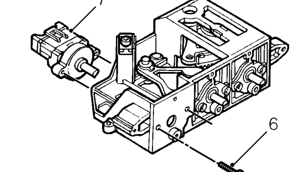 Heater fan switch – Remove 2 screws securing illumination housing to assembly and remove housing.