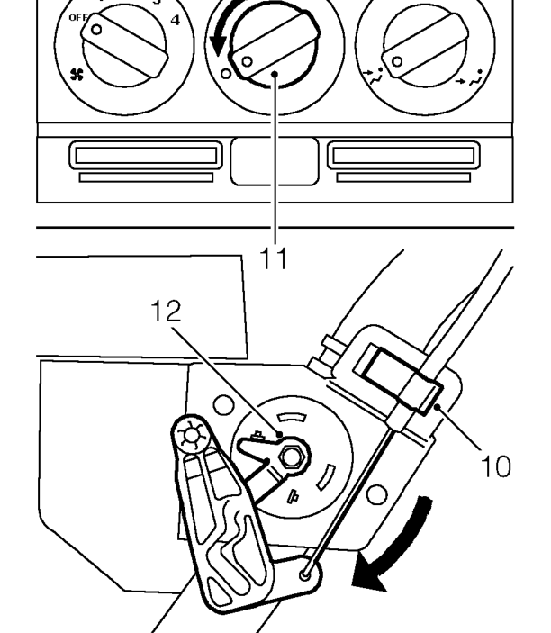 Align cable outers to control unit and tighten clamp screws.