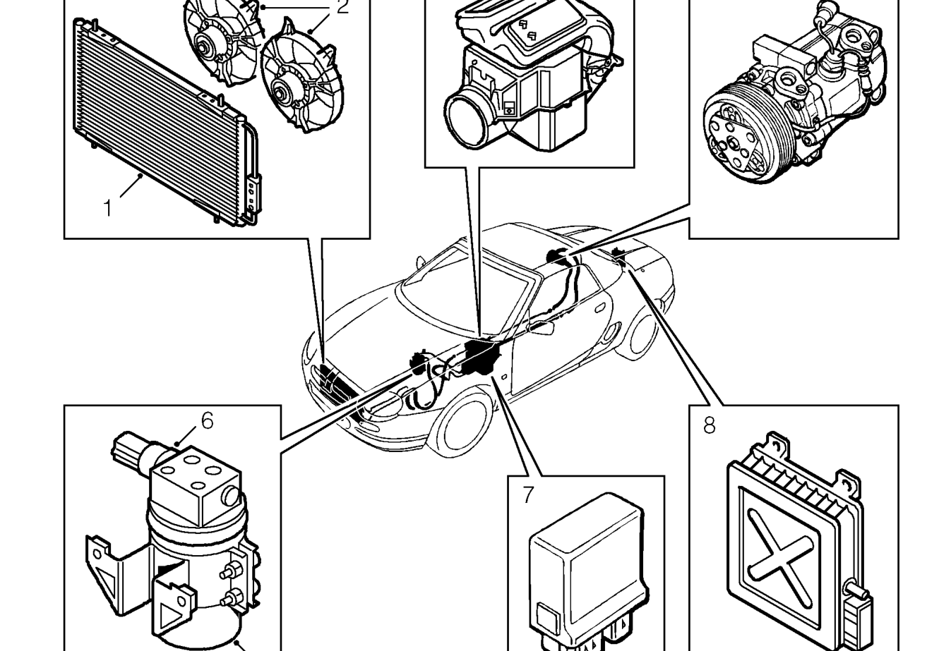 Air conditioning components