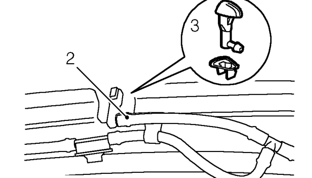 Washer jet – Open bonnet.