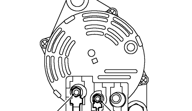 Alternator - non air conditioning – Remove alternator drive belt. See this section.