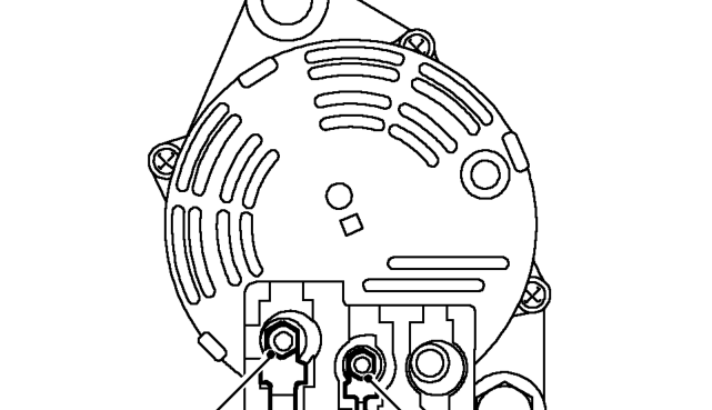 Alternator - with air conditioning – Remove alternator drive belt, See this section.