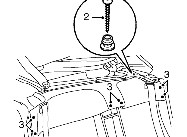Subwoofer assembly - 2000my on – Move both seats fully forwards.