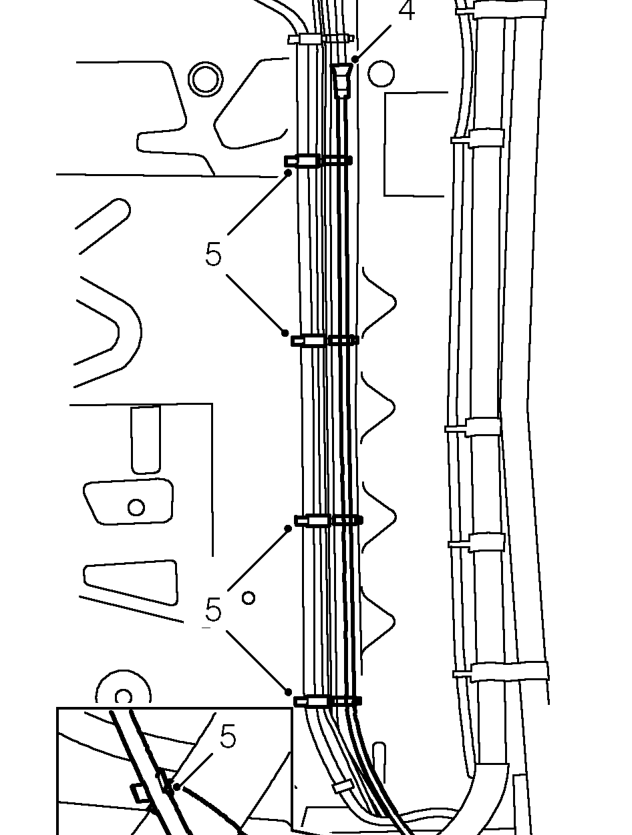 Speedometer cable - intermediate - up to 2000my – Remove underbody crossmember. See BODY, Exterior fittings.