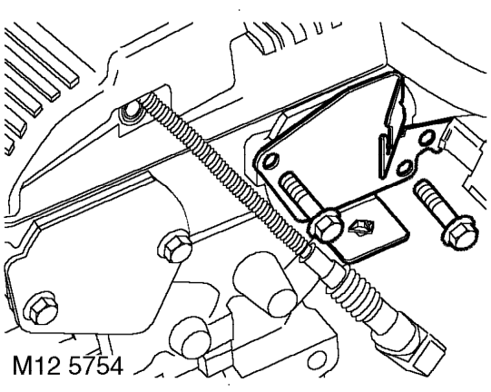 Camshaft rear oil seal - inlet – Disconnect CMP sensor multiplug and release CMP harness from oil seal cover.