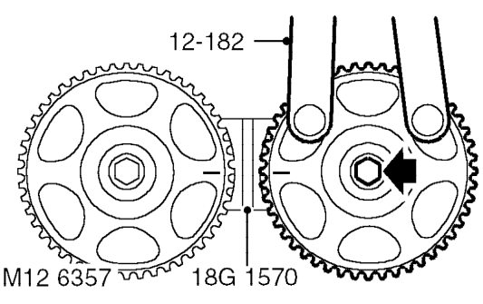 Gasket - cylinder head - vvc models – Remove camshaft timing belt. See this section.