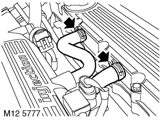 Gasket - camshaft cover – Remove coil set. See ENGINE MANAGEMENT SYSTEM - MEMS, Repairs.