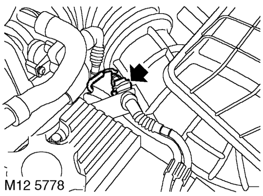 Gasket - camshaft cover – Release 2 clips and disconnect 2 breather hoses from camshaft cover.