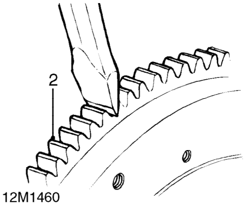 Flywheel starter ring gear – Remove flywheel. See this section.