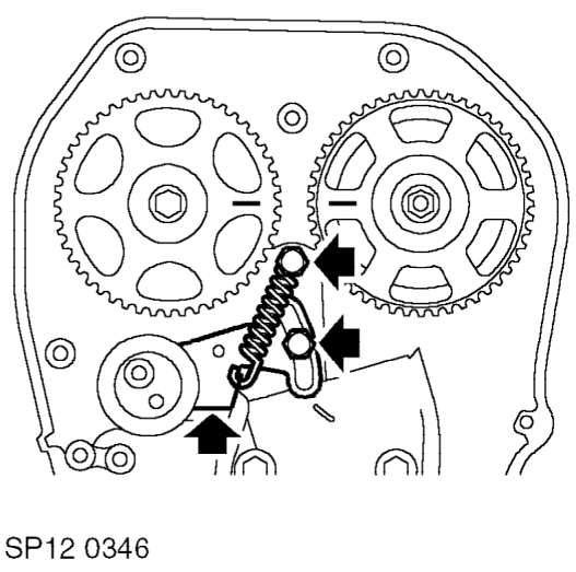 Check that the timing marks on the camshaft gears are correctly aligned and that 18G-1750,