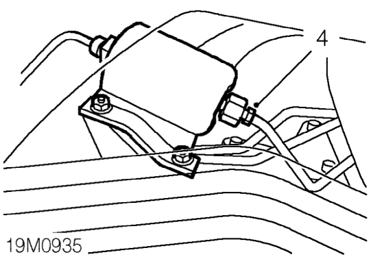 Fuel system depressurise – Position absorbent cloth around fuel filter outlet union.