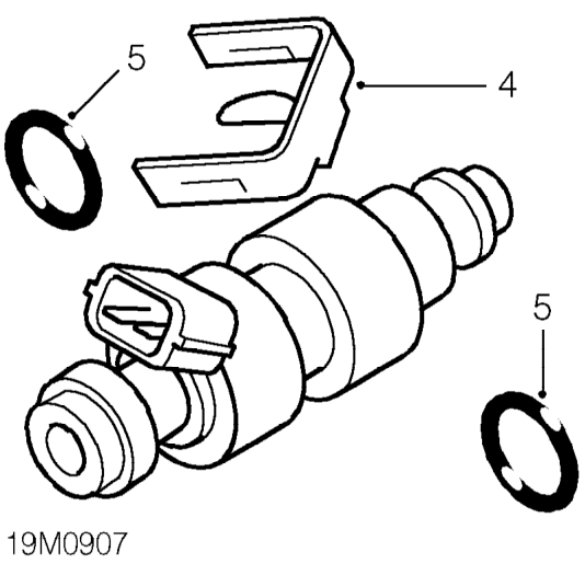 Fuel injectors - mpi – Release multiplugs from injectors.