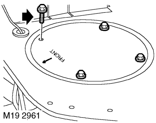 Fuel pump – Remove engine cover. See ENGINE, Repairs.