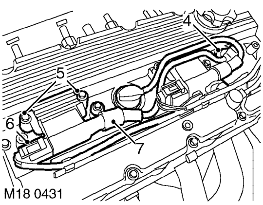 Ignition coil - mpi – Remove cover.