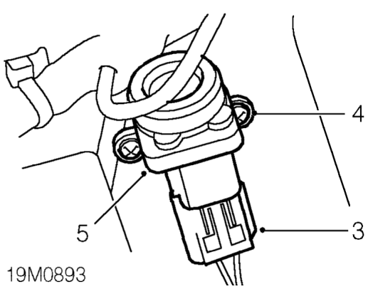 Switch - inertia fuel shut-off – Remove engine compartment access panel. See BODY, Exterior fittings.