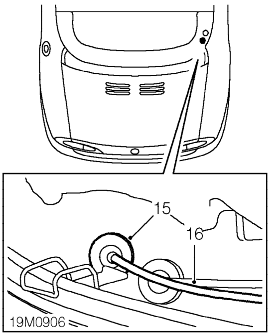 Release throttle cable from throttle body abutment and cam and position aside.