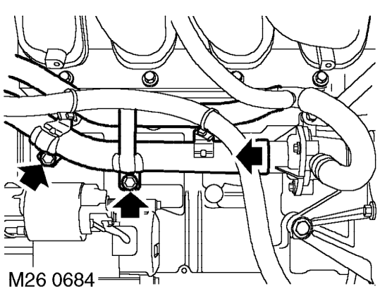 Thermostat - mpi – Disconnect multiplug from CKP sensor.