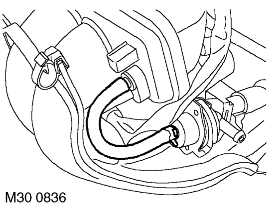 Remove sealing washer from sensor.