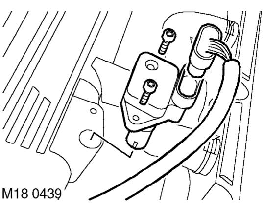 Release pressure regulator vacuum hose from inlet manifold.