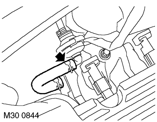 Release inner cable from throttle cam.