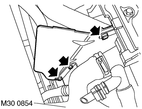 Remove alternator bracket.
