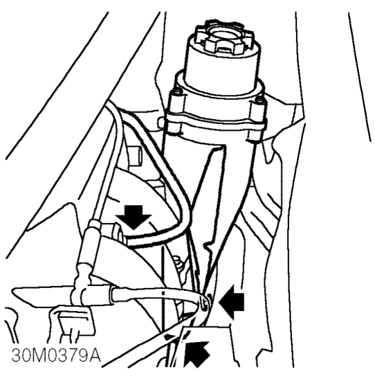 Gasket(s) - manifold chamber - vvc – Release brake servo vacuum hose from clip on dipstick/oil filler tube.