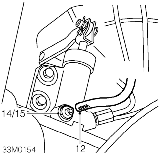 Clutch - bleed – Repeat process until bubble free fluid emerges and tighten union to 18 Nm.