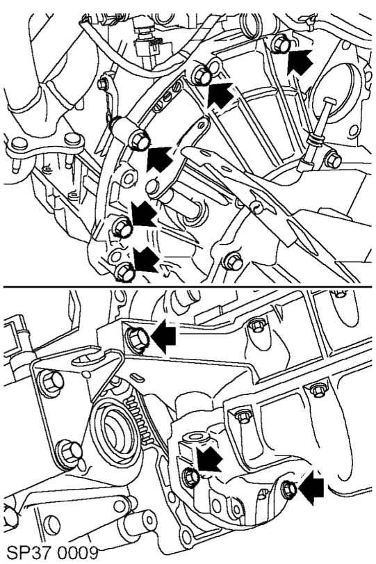 Gearbox - manual - remove for access &amp; refit – Disconnect multiplug from road speed transducer.