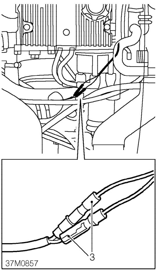Reverse lamp switch – Remove engine compartment access panel. See BODY, Exterior fittings.