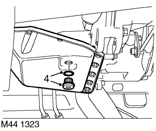 Drain and refill – Position container to collect fluid from gearbox.