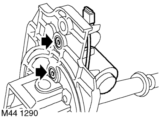 Remove 2 bolts securing sequential gear change microswitch and remove microswitch assembly