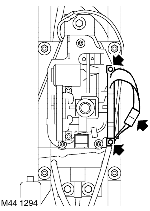 Switch - prnd – Remove centre console. See BODY, Interior trim components.