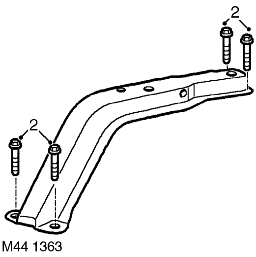Secondary cover seals – Remove LH engine mounting. See ENGINE, Repairs.